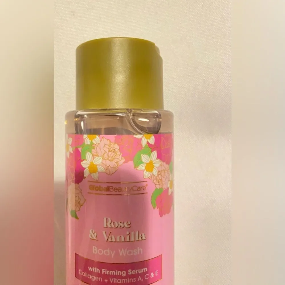 🛍️ Global Beauty Care Rose and Vanilla Body Wash 10FL OZ / 295ml 🌺